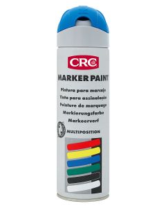 Pintura marcaje obra fluorescente spray azul markerpaint crc