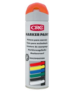 Pintura marcaje obra fluorescente spray naranja markerpaint crc
