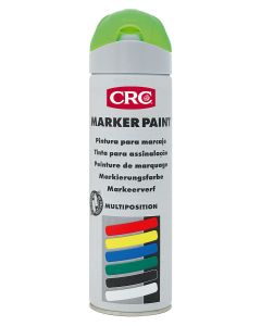 Pintura marcaje obra fluorescente spray verde markerpaint crc