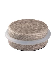 Tope puerta adhesivo plastico-metal olivo mediterraneo inofix
