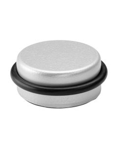 Tope puerta adhesivo plastico-metal cromo mate inofix