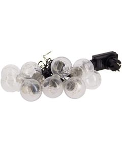 Guirnalda exterior 12,5x24,5x27,5 cm led xanlite abs negro grl5prvbt 5m color gr