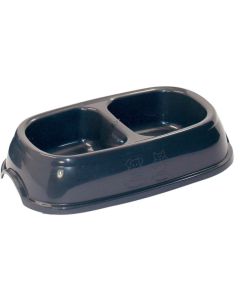 Comedero mascotas 400ml doble arppe plastico antideslizante 1520011000 136058