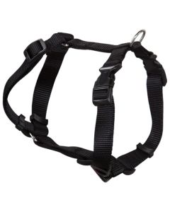 Collar mascota ancho 2,5 cab 38a57cm tronco 55a75cm arppe nylon negro basic 2241