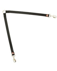 Correa mascota acople arppe nylon negro basic 2 perros 4077011509