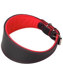 Collar mascota galgo arppe cuero rojo superflet 2154014501