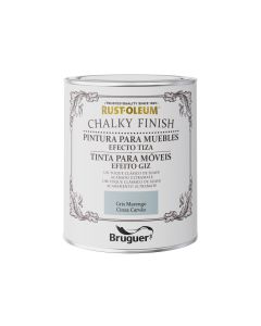 Pintura al agua para muebles gris marengo 750 ml chalky efecto tiza rust-oleum co