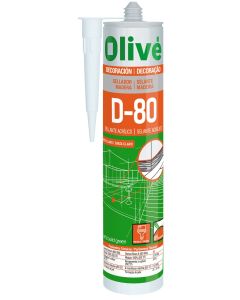 Masilla acrilica sellante gris claro madera olive 300 ml