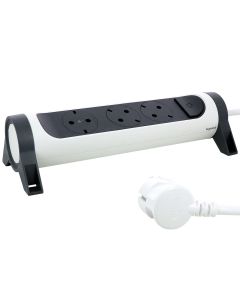 Base multiple electricidad fija y rotativa premium revolution legrand 3x2p+t 1,5