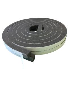 Burlete puerta 17x17mmx6,5mt adhesivo burcasa poliuretano garaje 813100