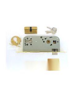 Cerradura madera embutir 2030 entrada 50mm con cilindro canto redondo distancia