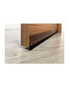 Burlete bajo puerta 100cm adhesivo burcasa pvc blanco cepillo 107390