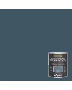 Pintura al agua para muebles azul oceano 2,5 lt cocina mate lisa rust-oleum co