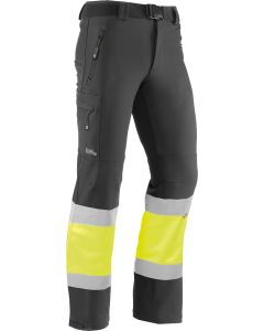 Pantalon multibolsillos s negro/amarillo fluor juba