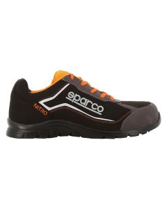 Zapato seguridad s3-src deportiva impermeable t39 tejido tecnico negro/naranja n