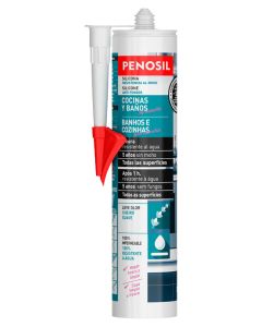 Silicona neutra cocinas y baños 300 ml. transparente 16116878c03t01 penosil 300