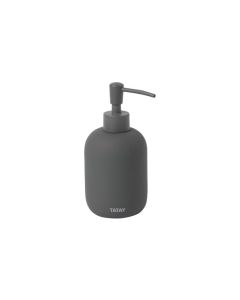 Dosificador baño 80x170x95mm jabon tatay ceramica gris soft 6410200
