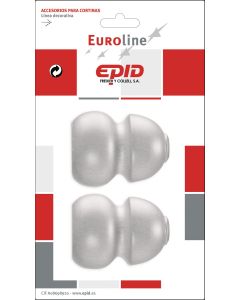 Terminal barra cortina ø29mm madera euroline 29 epid 02295005