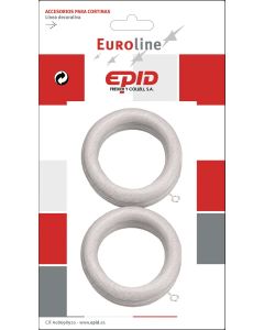 Anilla cortina hogar ø29mm madera euroline 29 epid 02466005