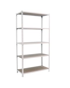 Estanteria orden 800x1800x400mm 5b s/t met bl/mad 150kg made simonrack