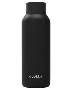 Termo liquidos 510ml botella acero inox negro jet black quokka