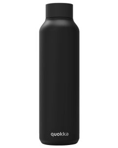 Termo liquidos 630ml botella acero inox negro jet black quokka