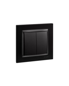 Interruptor electricidad empotrar conmutador doble aluminio serie 10 simon f1090397038