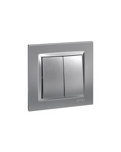 Interruptor electricidad empotrar conmutador doble blanco serie 10 simon f1090397026