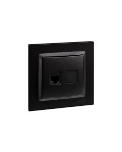 Base telefono empotrar negro serie 10 simon f1090480038