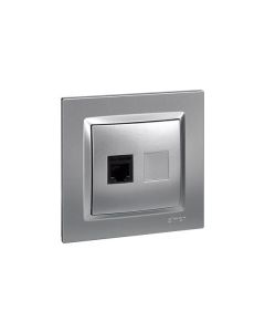 Base telefono empotrar aluminio serie 10 simon f1090480026