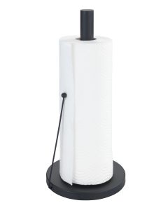 Portarrollo cocina 15x33x15cm metal negro clayton wenko