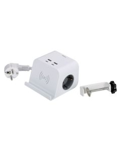 Base multiple electricidad 4 usb 2 tomas tt combiflat wireless simon 100x930x70