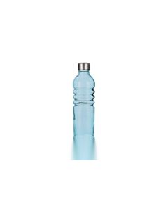 Botella bebida 0,125lt vidrio azul fresh quid