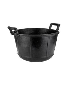 Carbonera construccion 30lt bellota caucho negro bkccarb30bp