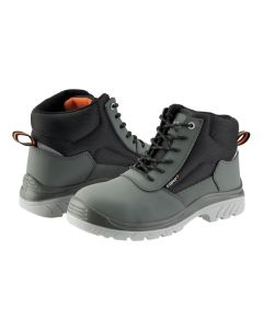 Bota seguridad s3 puntera/plantilla fibra de vidrio t39 comp+nobuck gris 72307gj