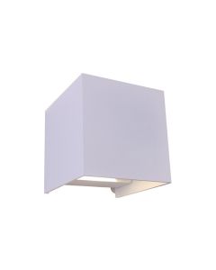 Aplique exterior 13,6x10x11,7cm led cristalrecord metal blanco open 5w 4000k 43-