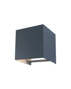 Aplique exterior 13,6x10x11,7cm led cristalrecord metal antracita open 5w 4000k