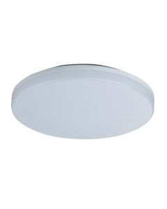 Aplique exterior 33x5cm led cristalrecord abs blanco aspen 24w 2400lm 4000k 25-6