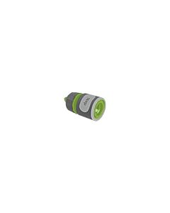 Conector riego 15 mm rapido natuur plastico aqua stop 9707965