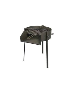Barbacoa carbon-leña redonda ø 60 x 75 cm imex el zorro