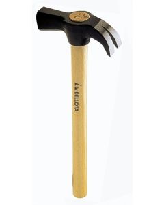 Martillo carpintero uña mango madera 0670gr 33mm bellota