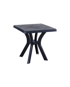 Mesa cuadrada daito antracita 75 x 75 cm idea