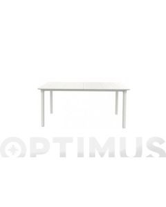 Mesa rectangular noa blanco 160 x 90 cm resol