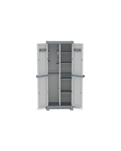 Armario resina escobero gris wave 181,8 x 70 x 43,8 cm