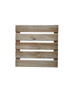 Loseta de madera pino lara 40 x 40 cm espesor 24 mm 141061