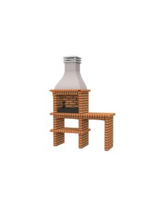 Barbacoa ladrillo bulnes 245 x 160 x 58 cm collippo