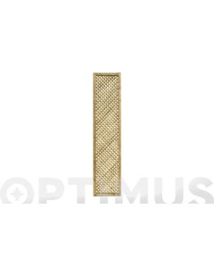 Celosía madera pino clematite con marco 40x180 cm. forest