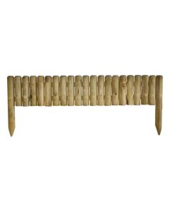 Bordura minivalla pinede 20 x 100 cm poste fijaccion 35 cm forest