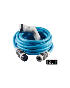 Manguera extensible ikon azul hasta 10 m con accesorios fitt
