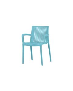 Silla polipropileno dallas azul joluce